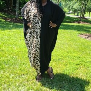 Cheetah kaftan